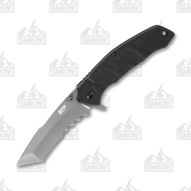 Smith & Wesson M&P Special Ops 4 Linerlock Folding Knife (Black G-10) 1147103