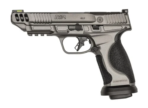 Smith & Wesson M&P9 M2.0 Competitor 9mm, 5" Barrel, O.R.,Tungsten Finish, Gray, 17rd