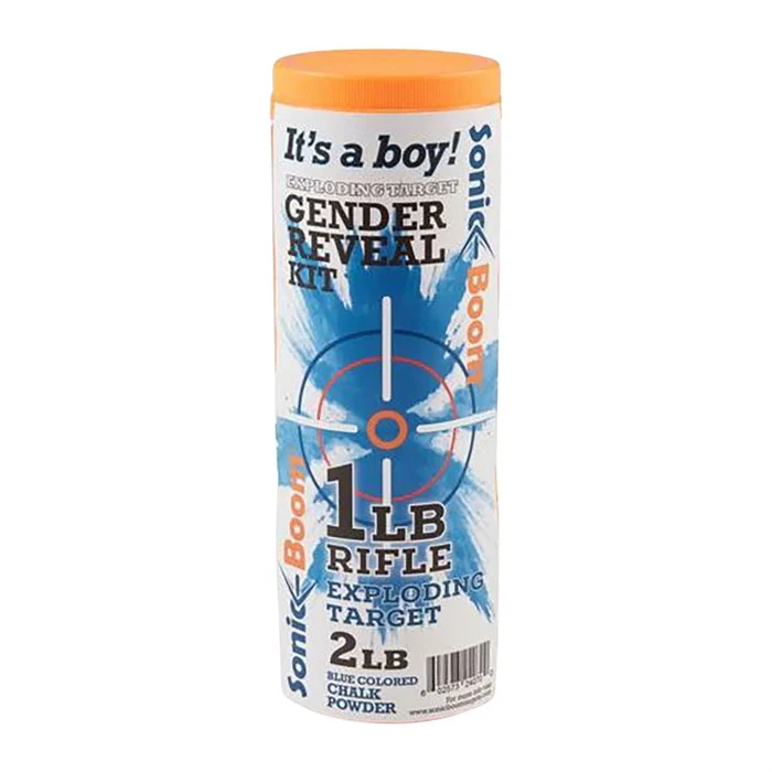 SONIC BOOMGENDER REVEAL KIT EXPLODING RIFLE TARGETS