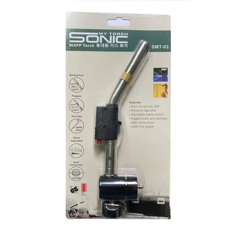 Sonic SMT-02 Industrial Mapp Gas Torch