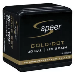 Speer 7.62MM Caliber (0.310″) 123 Gr. Gold Dot Soft Point (50)