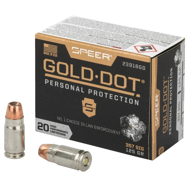 SPEER GOLD DOT 357SIG 125GR HP 20RD