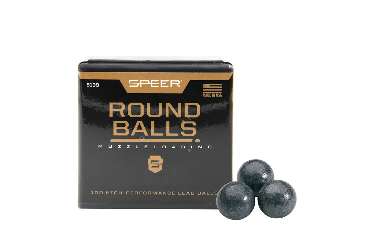 Speer Muzzleloader Round Balls - Lead Round Balls - .44-.50 Caliber