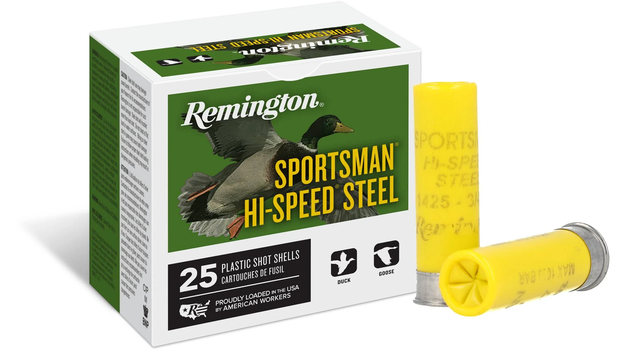 Sportsman Hi-Speed Steel, 20 Gauge, 4 Shot, 3 in, 1 oz, 1300 fps