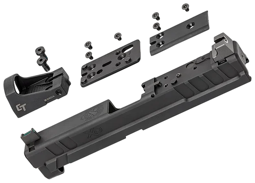 Springfield XD OSP 9mm Black Steel for Springfield XD with Optics Cut, Suppressor Height Night Sights, Includes Red Dot & Cover Plates