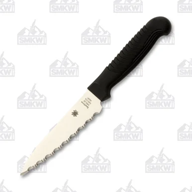 Spyderco 4.5" Utility Black Serrated SPK05SB