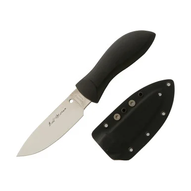 Spyderco Bill Moran Fixed Blade Knife 3.92 Inch Plain Satin Drop Point SPFB02