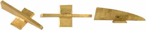 Square Blade Front Sight,wax cast brass