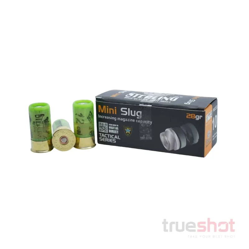 Sterling 12 Gauge Mini Slug 1 oz 1.96” 1380 FPS – High Velocity Shotgun Ammunition