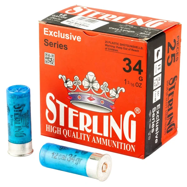 STERLING EXCLSV 12GA 2.75" 1 3/16OZ #4 25RD