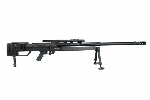 Steyr HS .50 M1, .50 BMG, 35" Barrel, Black Finish, Bipod & Hard Case, 5rd