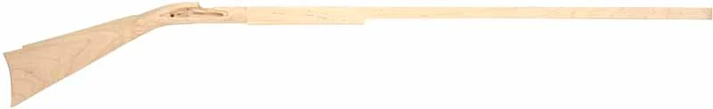 stock, Bedford County, pre-inlet7/8" octagon 42" barrel, L&R Bedford lock, extra fancy maple