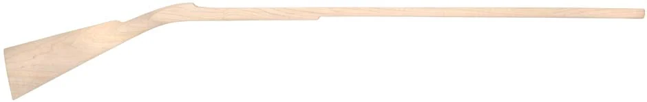 Stock, Classic Tennessee, pre shaped, non-inlet13/16" octagon, 42" barrel, plain maple