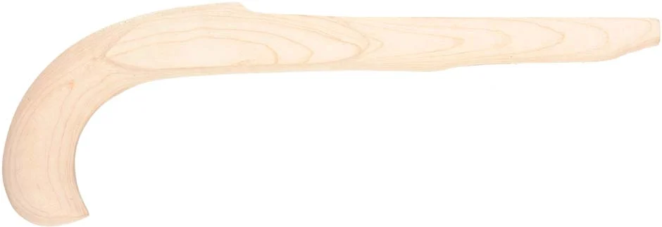 Stock, Kentucky pistol,pre-shaped, non-inlet, 15/16" octagon barrel, plain maple