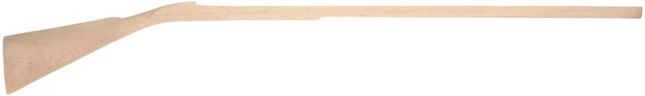 stock, Lancaster, pre shaped, non-inlet,15/16" octagon, 42" barrel, plain maple