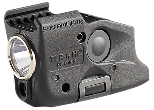 Streamlight TLR-6 HL, Tac Light with Green Laser, Fits Glock 42 & 43, 300 Lumens, Matte Finish, Black, Includes Three SLB2 Batteries with USB-C Charging Case