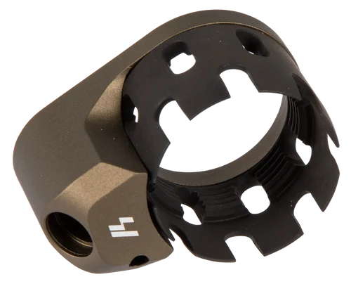 Strike AR Castle Nut and Extended End Plate Flat Dark Earth Anodized Steel