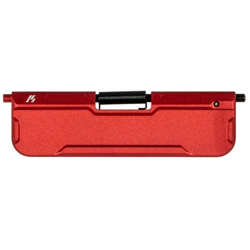 Strike ARBUDC223RED AR Billet Ultimate Dust Cover AR-15, M4, M16 Red with Standard Design