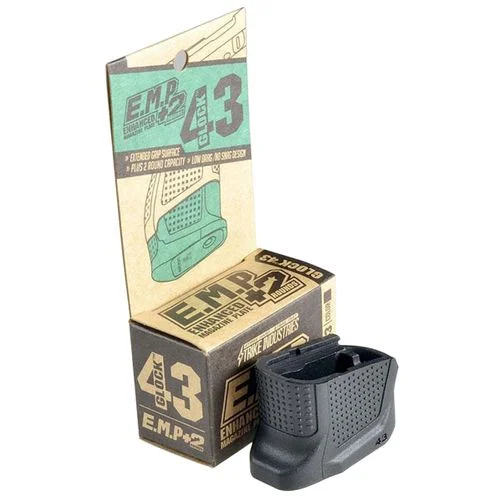 Strike Industries Enhanced Magazine Plate for Glock 43 +2 EMP-G43-BK