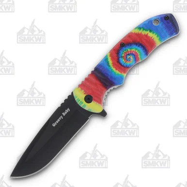 Sunshine Tie-Dye Folding Knife 300558C
