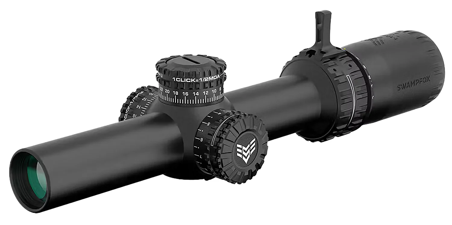 Swampfox Optics ARH16241-GB ArrowheadBlack 1-6x24mm 30mm Tube Guerrilla Dot BDC Green Reticle