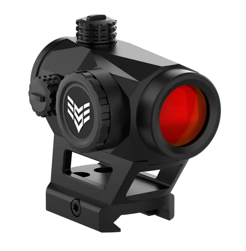 Swampfox Optics Liberator II Black 1x 22mm 2 MOA Multi-Reticle Red Reticle, 4 Choices