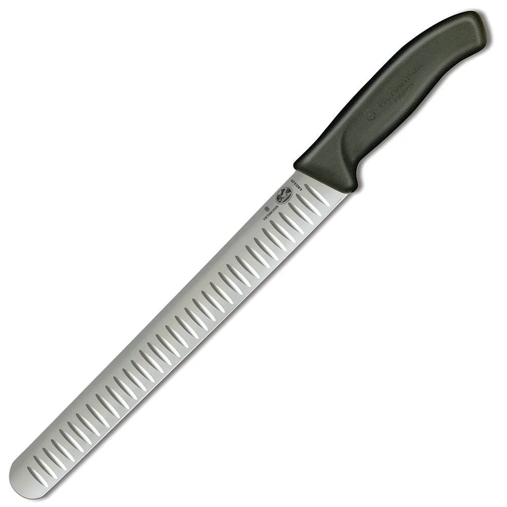 Swiss Classic 10.25″ Granton Edge Slicing Knife by Victorinox