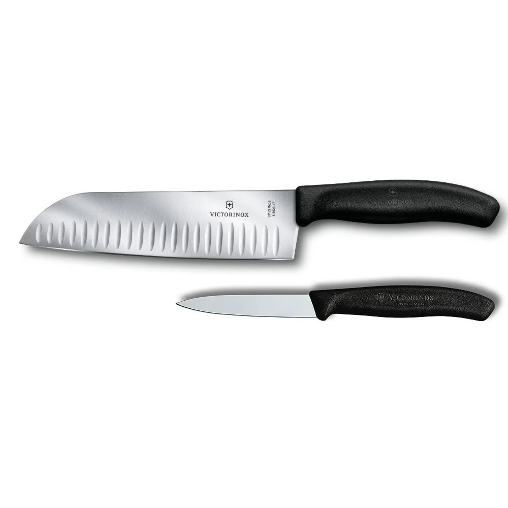 Swiss Classic 2-Piece Santoku Starter by Victorinox