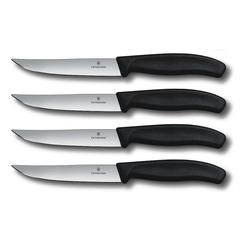 Swiss Classic 5″ Gaucho 4-Piece Steak Knife Set by Victorinox