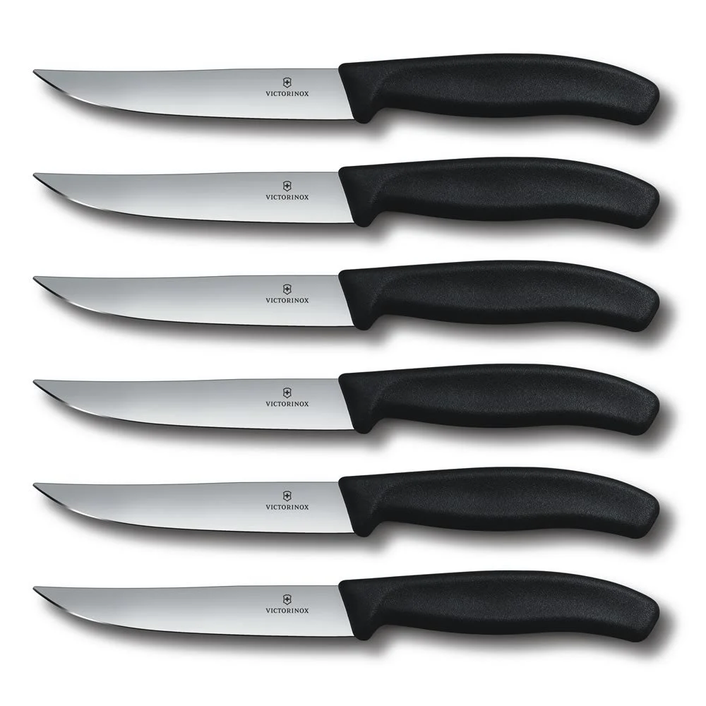 Swiss Classic 5″ Gaucho 6-Piece Steak Knife Set by Victorinox