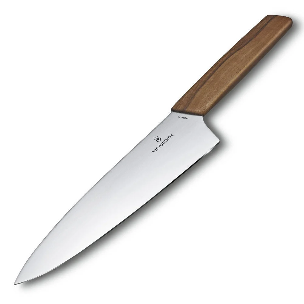 Swiss Modern Wood 8″ Chef’s Knife by Victorinox