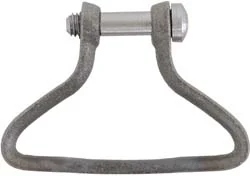 Swivel, narrow for triggerguard, includes 6-40 screw, wax cast steel