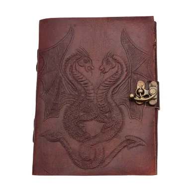Szco Double Dragon Leather Journal