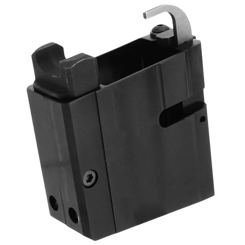 TacFire AD9MMCOLT Colt Magwell Adapter 9mm Luger 6061-T6 Aluminum Black Hardcoat Anodized Finish