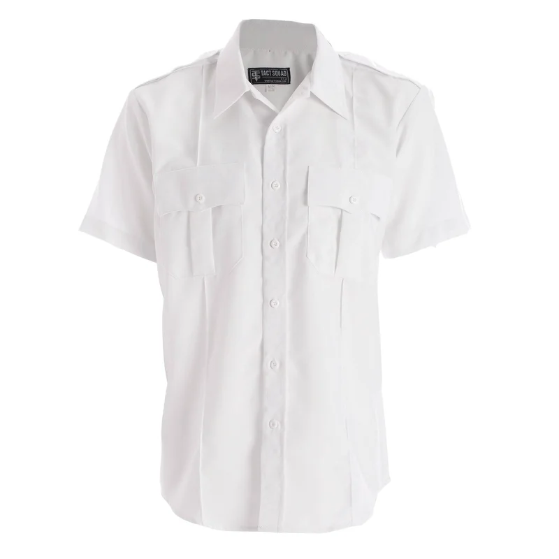 Tact Squad Men’s Polyester Short Sleeve Uniform Shirt – 8012