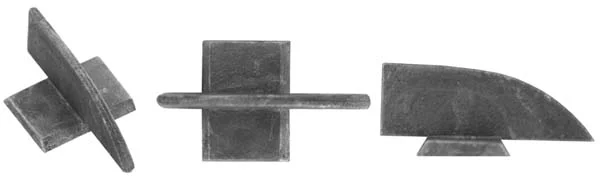 Tall Blade Front Sight, wax cast steel