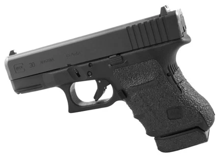 Talon Grips 107R Adhesive GripCompatible w/ Glock 29SF/30SF/30S/36 Gen3, Black Textured Rubber