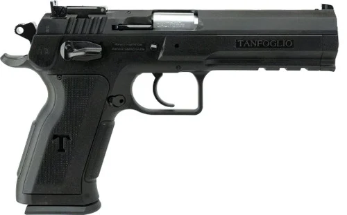 Tanfoglio IFG Stock III 10mm, 4.75" Barrel, Black, Adjustable Sights, 13rd