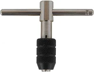 Tap handle, accepts #10 to 1/4" diameter taps
