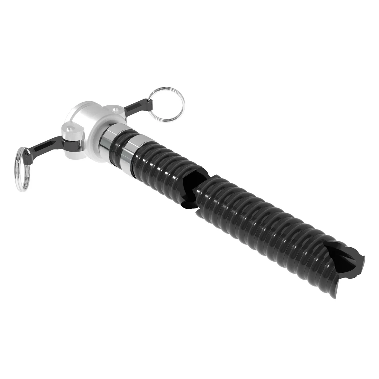 Task Force Tips Legacy 1.25″ x 8′ Clear Pickup Hose w/1″ Camlock
