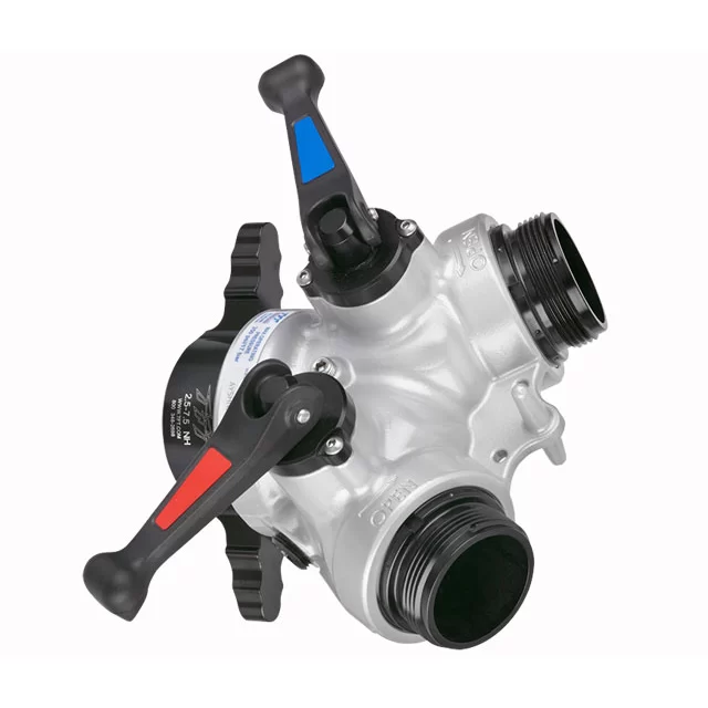 Task Force Tips Legacy 2.5″ Gated Wye, 6″ Threaded Swivel to 2.5″ Dual Male Rigid NH