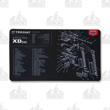 Tekmat Gun Cleaning Mat Springfield Armory XDS TEKR17XDS