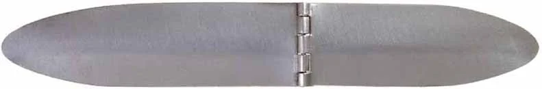 Tennessee Banana Patchbox, with spring, steel, 7-3/8" overall length, includes screws