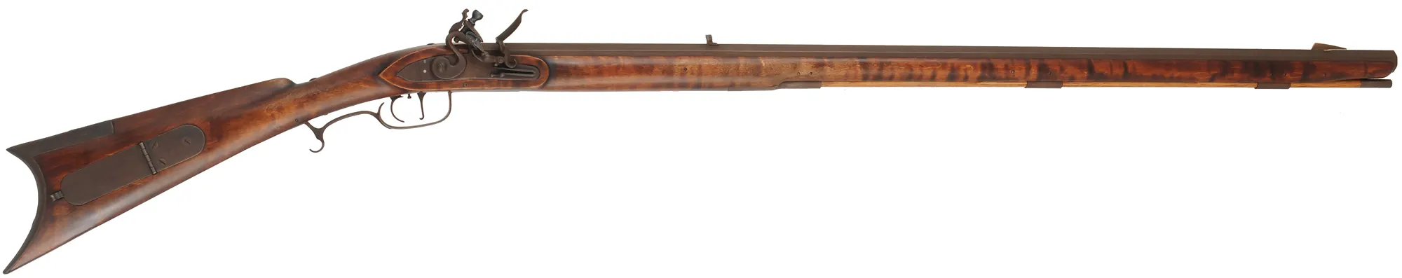 Tennessee Mountain Rifle, .40 caliber, 38" Colerain barrel,L&R Durs Egg flintlock, maple, iron trim, used