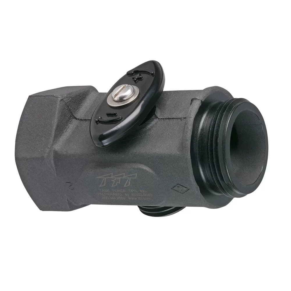 TFT 1.5″NH Inlet & Outlet In Line Forestry Tee 1″NH-M Branch Outlet