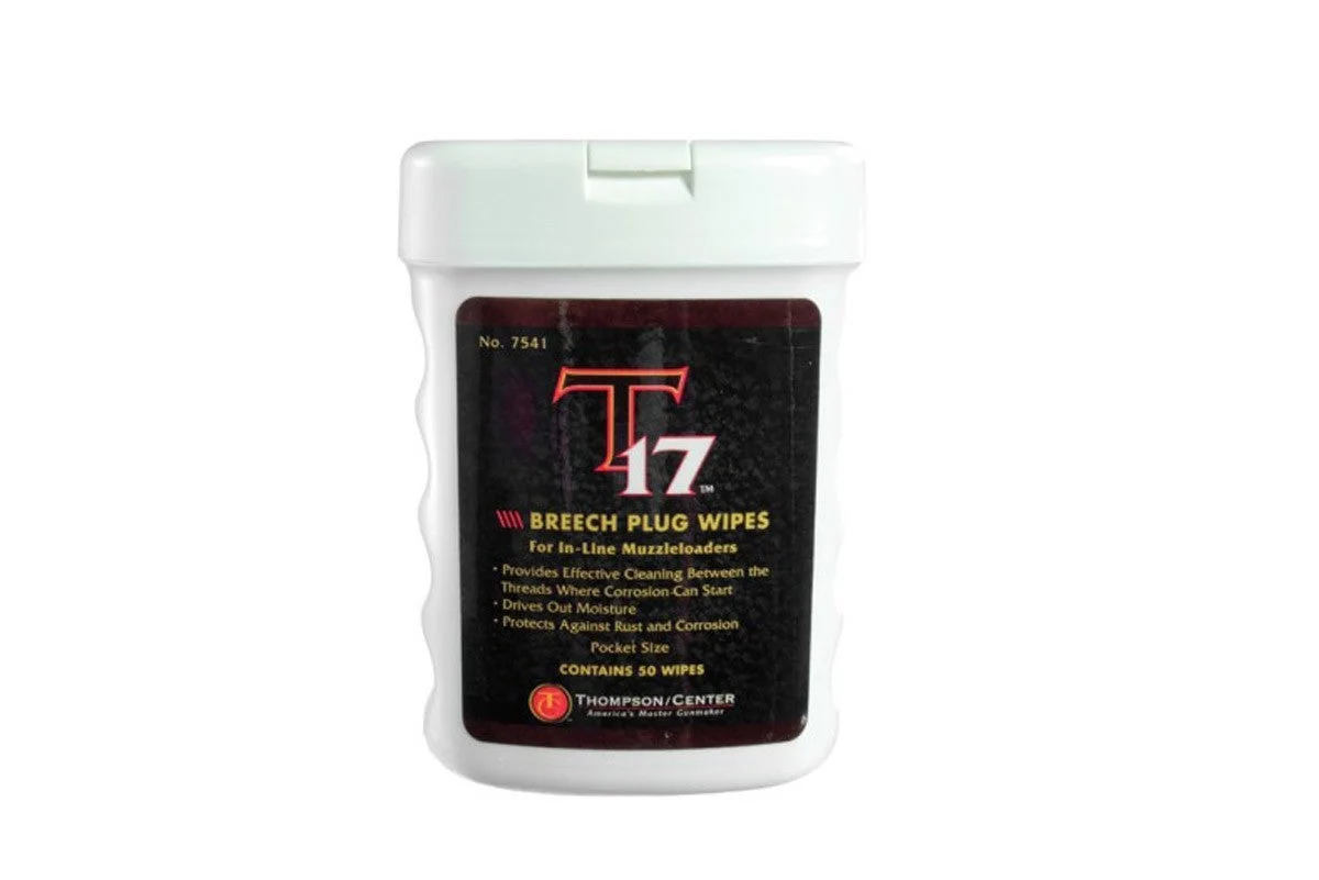 Thompson Center™ T17 Muzzleloading Breech Plug Wipes 50 Pack - 7541