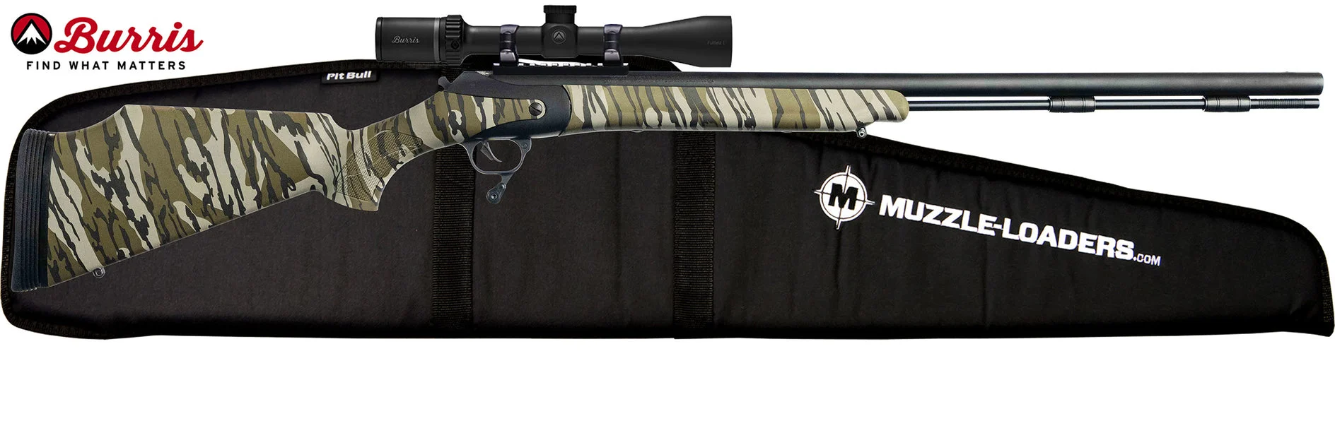 Thompson/Center Triumph Muzzleloader - Mossy Oak™ Bottomland - 3-9x40mm Burris™ Fullfield E1 Scope Package - .50 Caliber - 2275RBFC