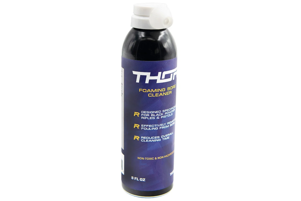 Thor Muzzleloader Foaming Bore Cleaner 8oz Can - Foaming Barrel Solvent - TH1804