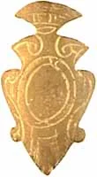Thumbpiece, French Style 'D', brass