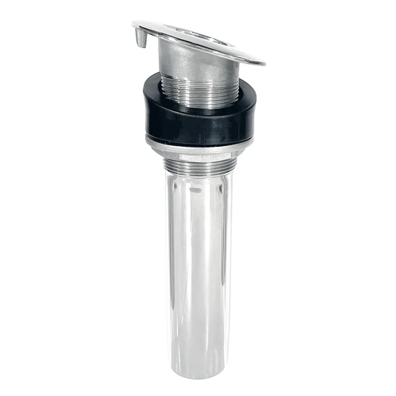 Tigress 9 15-Degree Rod Holder – Screwless – Stainless Steel [77276]